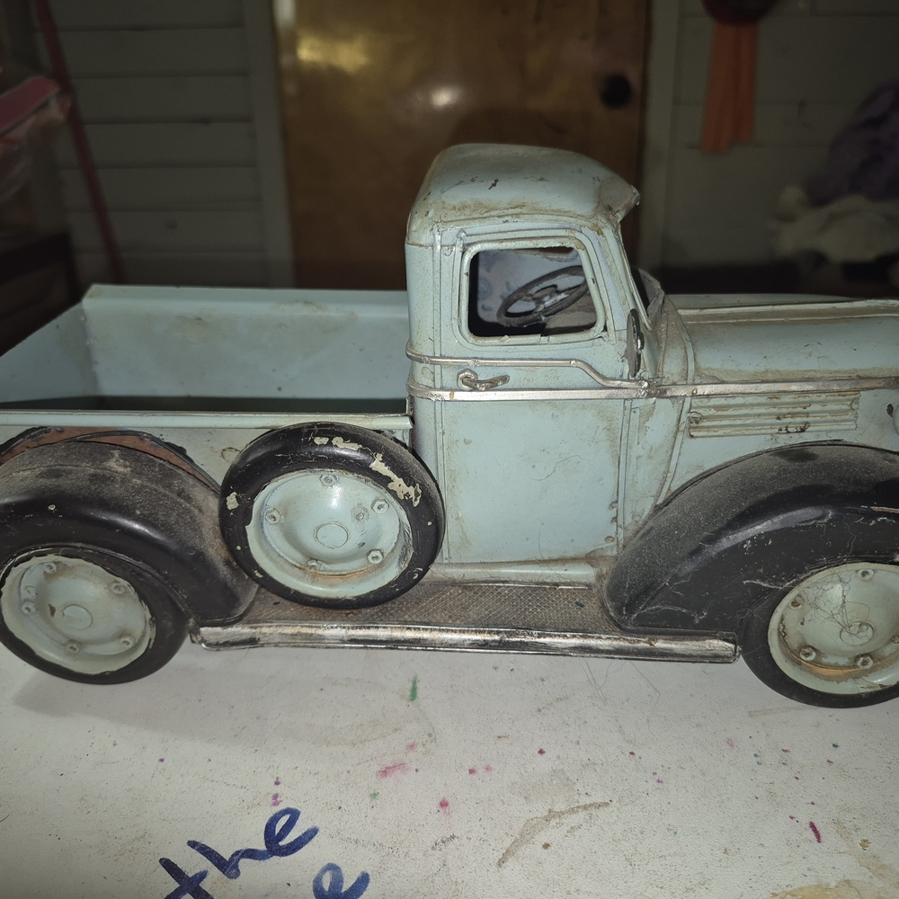 Classic Blue Steel Truck